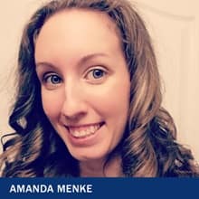 Amanda Menke and the text Amanda Menke.