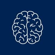 An icon of a human brain