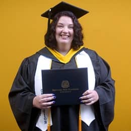Brittany MacDonald, a 2025 SNHU graduate who earned her bachelor's degree in sports management.