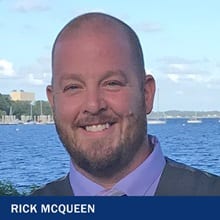 Rick McQueen with text Rick McQueen