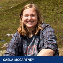 Caela McCartney with the text Caela McCartney