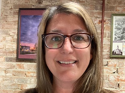 Carolyn Jameson, who earned her online master's in English degree from SNHU in 2021.