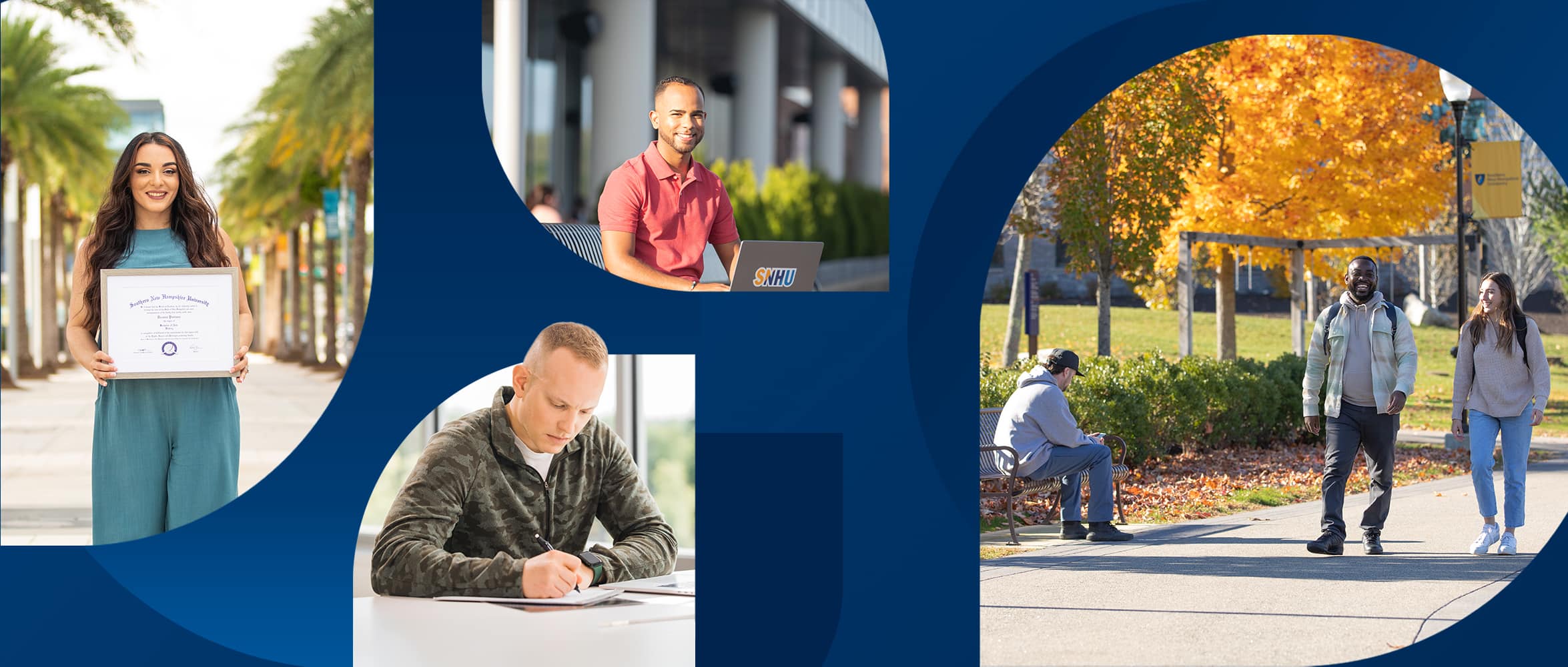 A Collage of SNHU students