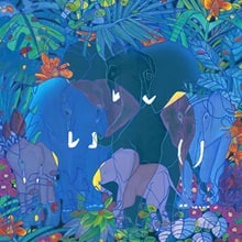 An art piece Ben Van Beusekom designed for a Disney theme park attraction.