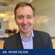 Dr. Peter Felten with the text Dr. Peter Felten