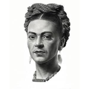 Frida Kahlo portrait artwork by Dale Stephanos 