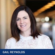 Gail Reynolds with the text Gail Reynolds