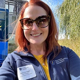 Gloria Lee at Southern New Hampshire University's Homecoming in 2023