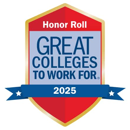 Great Colleges to Work For 2025 badge.