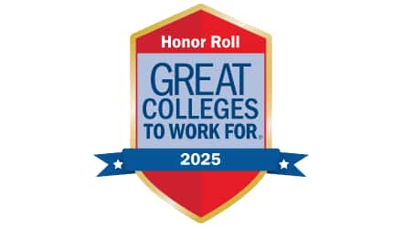Great Colleges to Work For 2025 badge.