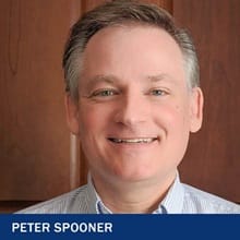 Peter Spooner with the text Peter Spooner