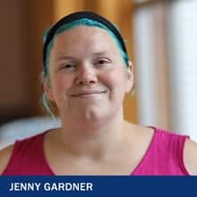 Jenny Gardner and the text Jenny Gardner