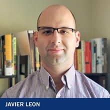 Javier Leon with the text Javier Leon