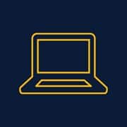 An icon of a laptop