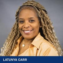 LaTunya Carr with the text LaTunya Carr
