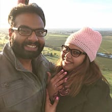 Varun Chowdary Kommineni and Vaidehi Malpe