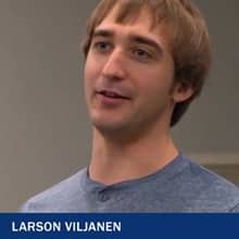 Larson Viljanen with the text Larson Viljanen