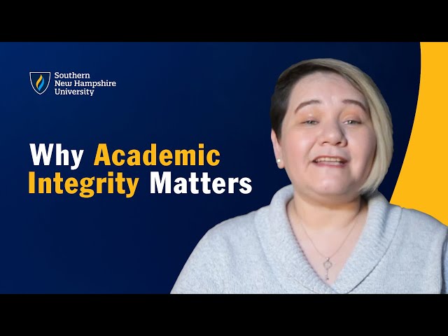 What Academic Integrity Means to SNHU