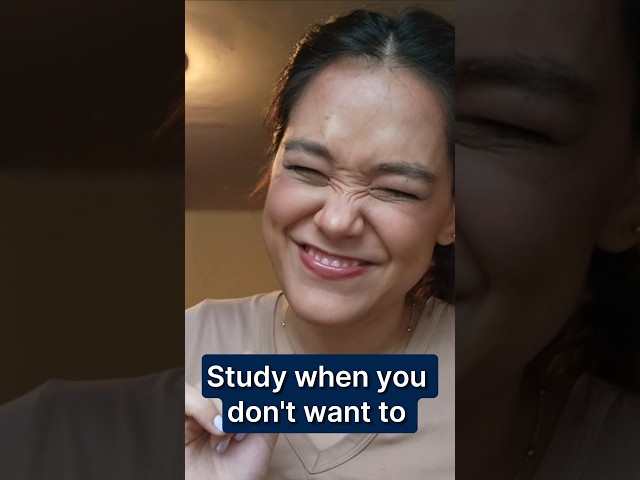 How to study when you don’t want to 🥲 #shorts