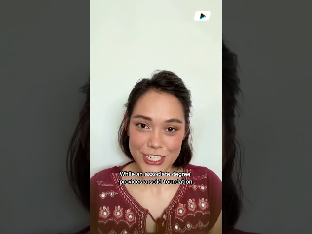 Why YOU should advance from associate to bachelor's degree #shorts