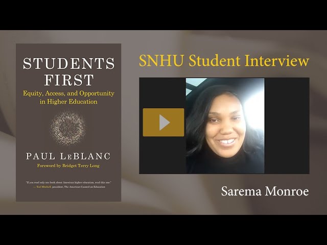 Students First, Interview with Sarema Monroe