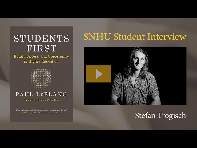 Students First, Interview with Stefan Trogisch