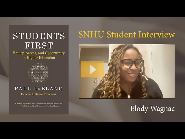 Students First, Interview with Elody Wagnac