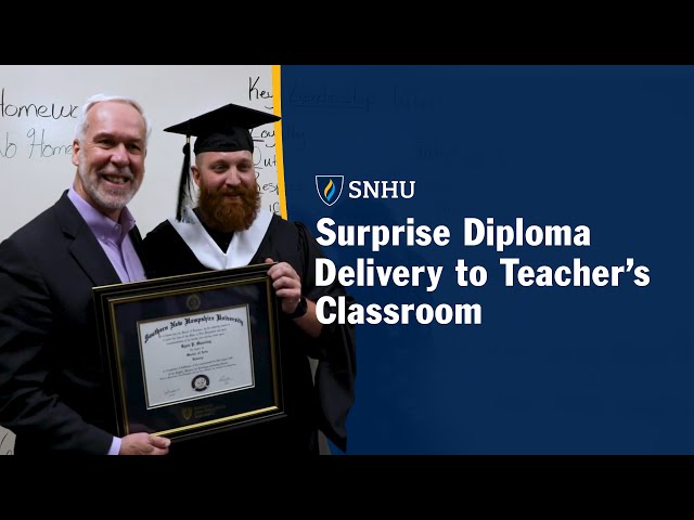 SNHU President Celebrates Local 5th-Grade Teacher’s Graduation