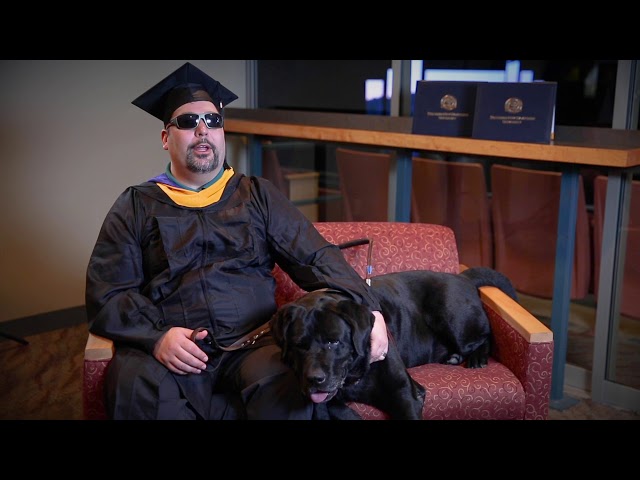 Loss of Vision Doesn’t Deter Software Developer from Master’s