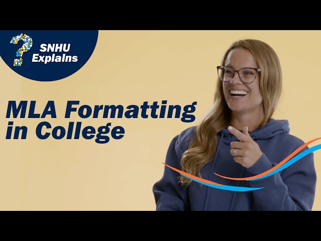 How to Use MLA Formatting: A Brief Overview