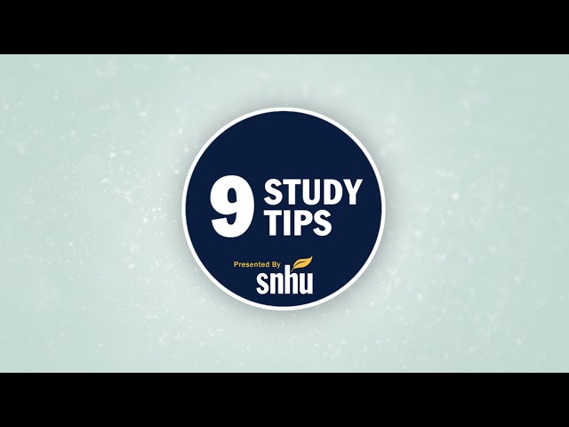 Study Tips for Online College Students