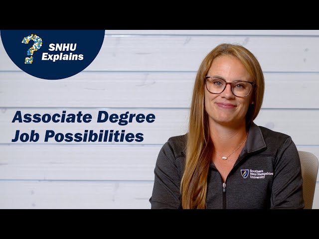 What Can You Do with an Associate Degree?