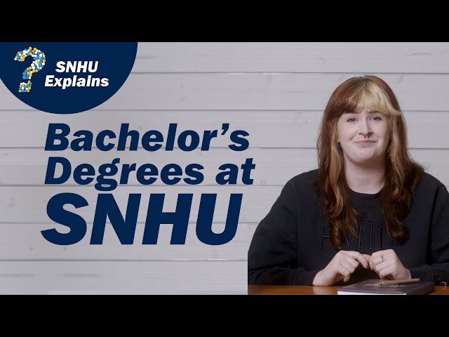 Bachelor’s Degrees | At SNHU, They're Affordable, Accredited, Convenient