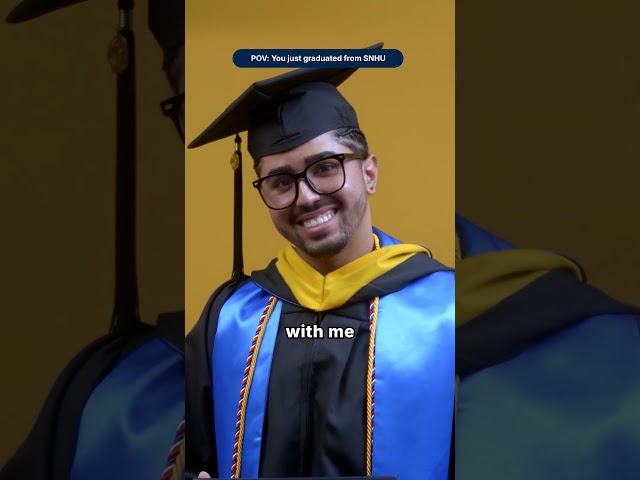 POV: You just graduated from SNHU