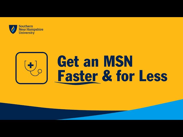 Earn Your Nursing Degree: Accelerated Pathway for MSN