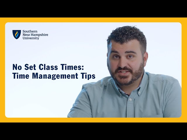 Tips for Success with No Set Class Times