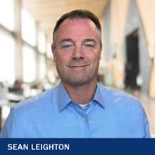 Sean Leighton with the text Sean Leighton 