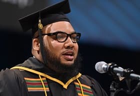 Riccardo Jaquar Richburg, SNHU graduate with an Associate in Science in Business Administration online.