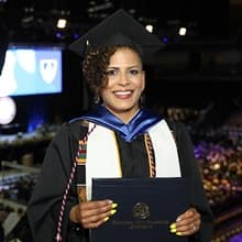 Tamica Matos at Commencement