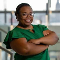 Tamira Moore, an 2023 SNHU graduate with an MA in Communication with a concentration in Public Relations