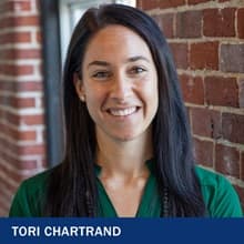 Tori Chartrand with the text Tori Chartrand