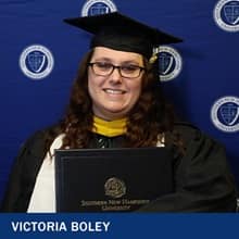 Victoria Boley with the text Victoria Boley