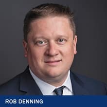 Rob Denning and the text Rob Denning.