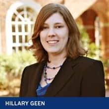 Hillary Geen and the text Hillary Geen.