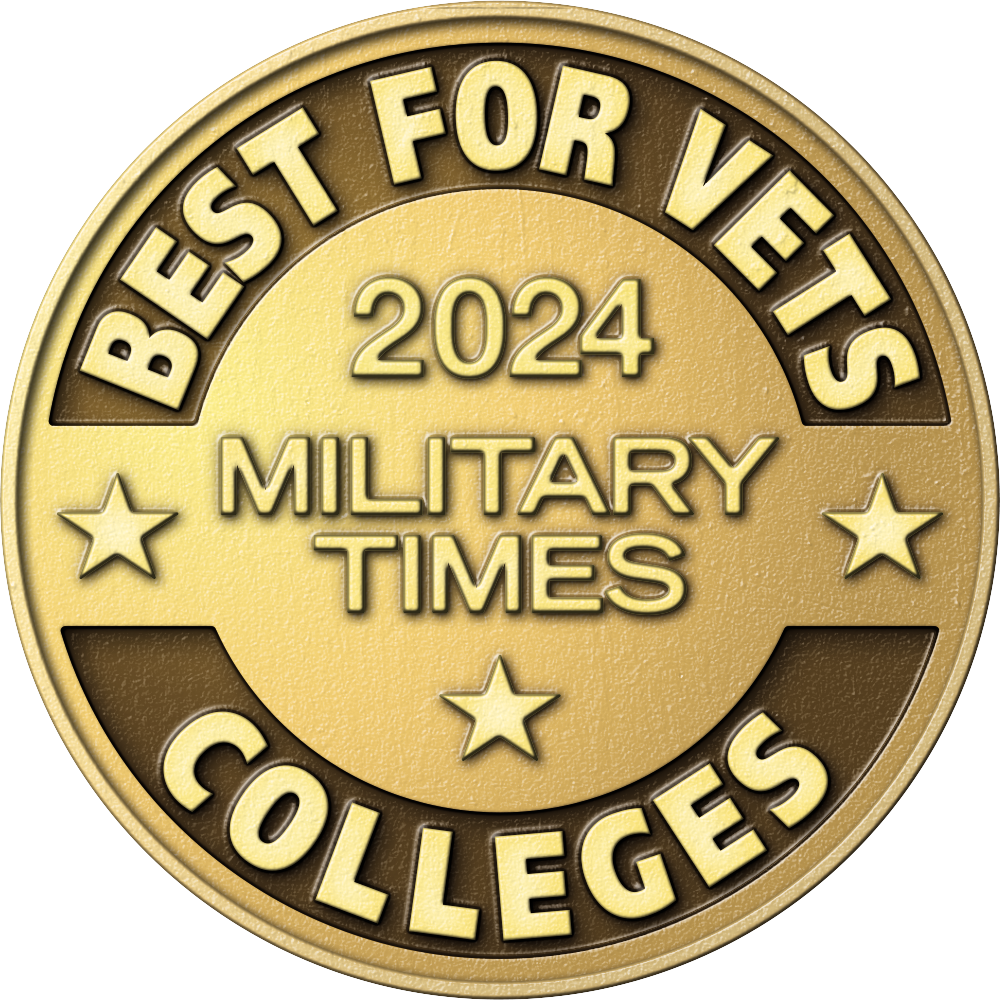 Military Times 2024 'Best for Vets: Colleges' logo.